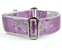 Orchid Silk Blossom Dog Collar