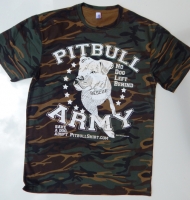 Pitbull Army Woodland Camo Shirt