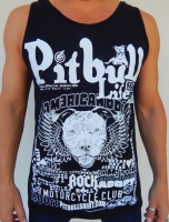 Vintage PITBULL LIFE AMERICAN DOG-"Positive Quotes" Tank Top
